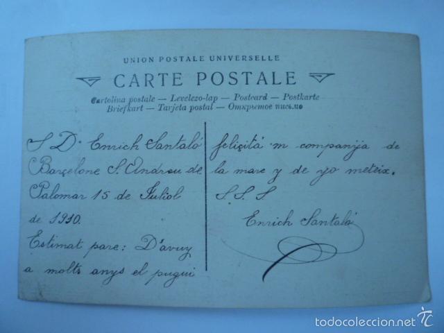 Postales: POSTAL INFANTIL. ESCRITA 1910. - Foto 2