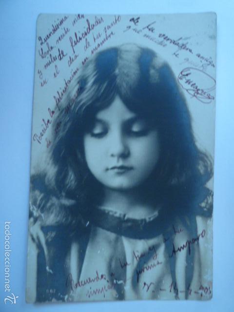 Postales: POSTAL INFANTIL. ESCRITA 1904. - Foto 1
