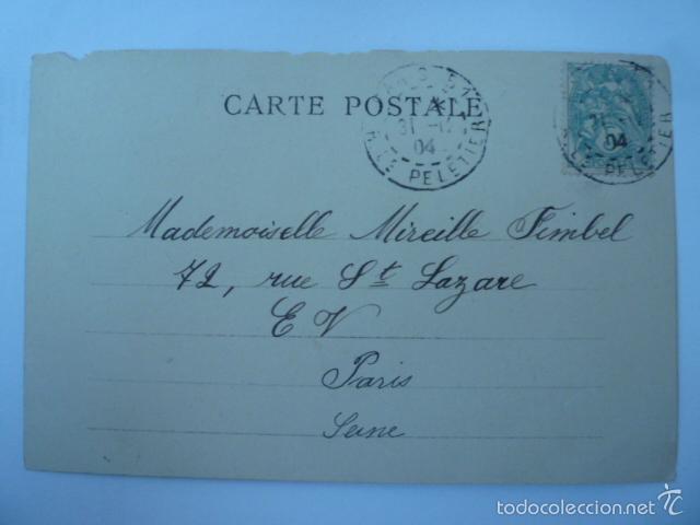 Postales: POSTAL INFANTIL. CIRCULADA 1904. SIN DIVIDIR. - Foto 2