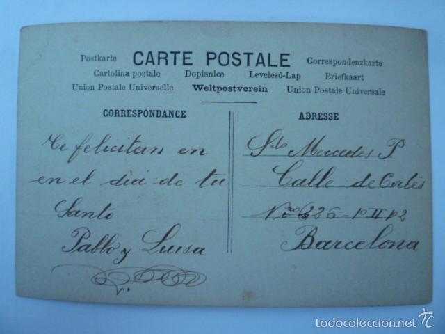 Postales: POSTAL INFANTIL COLOREADA. ED. ARS PARIS 19. ESCRITA. - Foto 2