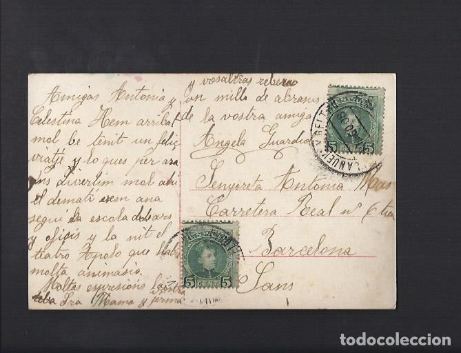 Postales: Antigua postal . Ni&ntilde;a. Circulada - Foto 2