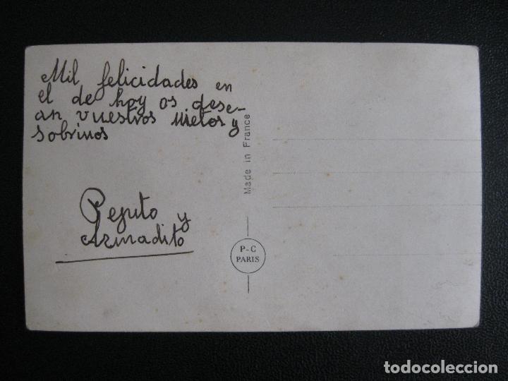 Postales: POSTAL NI&Ntilde;A CON FLORES - Foto 2