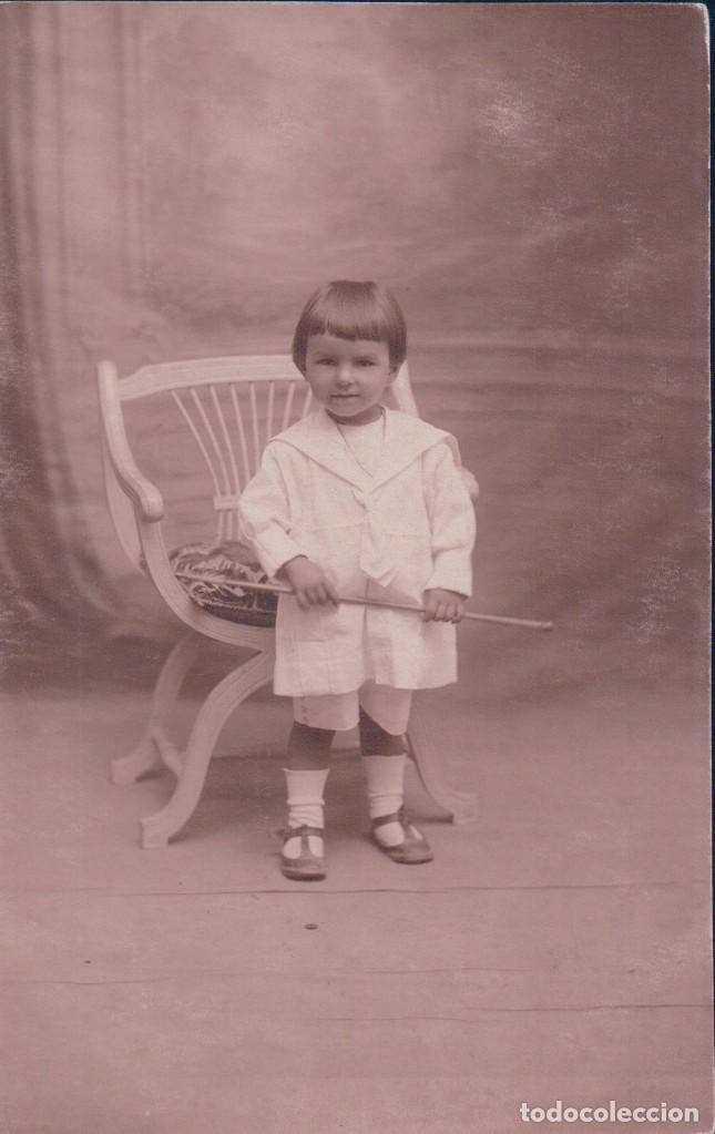 Postkarten: FOTO PISTAL DE UN NI&Ntilde;O CON UNA VARITA