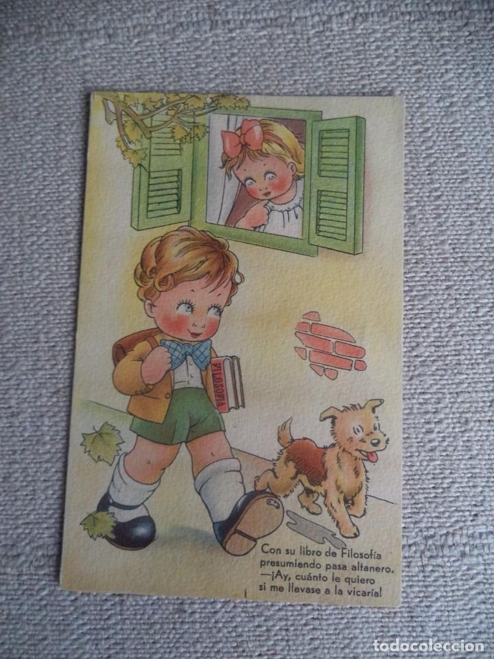 Postales: Bonita postal de ni&ntilde;os - Foto 1