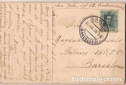 Postales: ANTIGUA POSTAL SB 7656 ESCRITA 1928 - Foto 2
