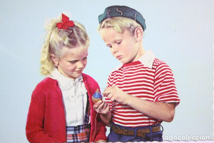 Postales: Postal ni&ntilde;os. A&ntilde;os 60. - Foto 1