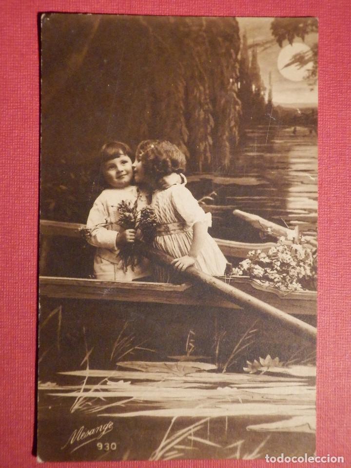 Postales: Postal - Ni&ntilde;os - Mesange 930 -Escrita - Foto 1