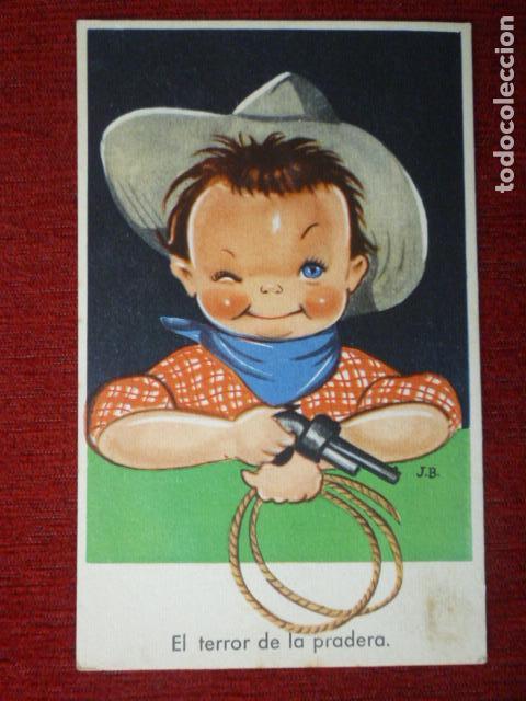 Postales: POSTAL EDICIONES JOTABE - SERIE E. ESCRITA 1945. - Foto 1