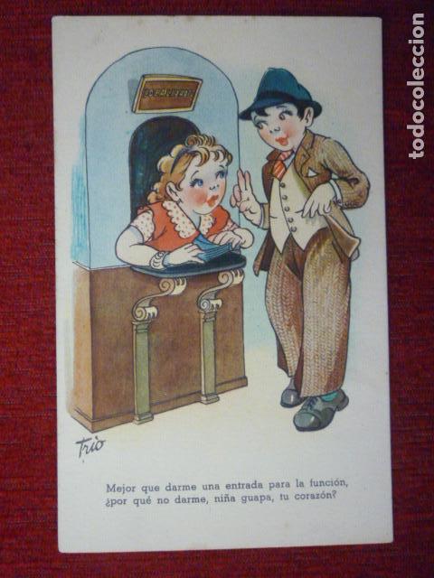 Postales: POSTAL EDICIONES TRIO. SERIE P. ESCRITA 1944. - Foto 1