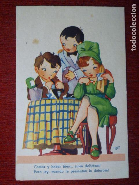 Postales: POSTAL EDICIONES TRIO. SERIE 38. ESCRITA 1946. - Foto 1