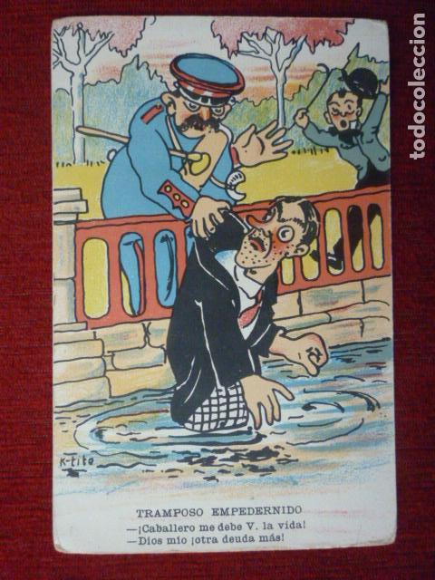 Postales: POSTAL ILUSTRADA  K TITE. ESCRITA. - Foto 1