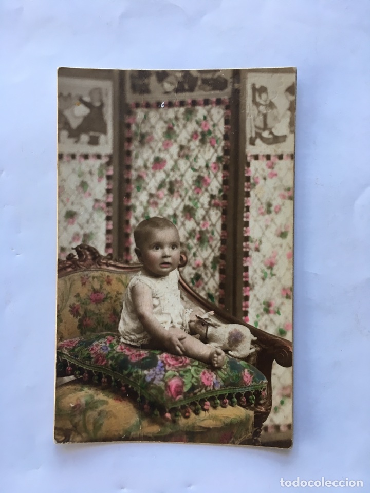 Postales: Ni&ntilde;os. Postal coloreada (h.1920) - Foto 1