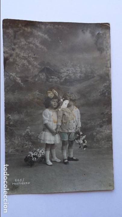 Postales: postal, de ni&ntilde;os, escrita en 1925 - Foto 1