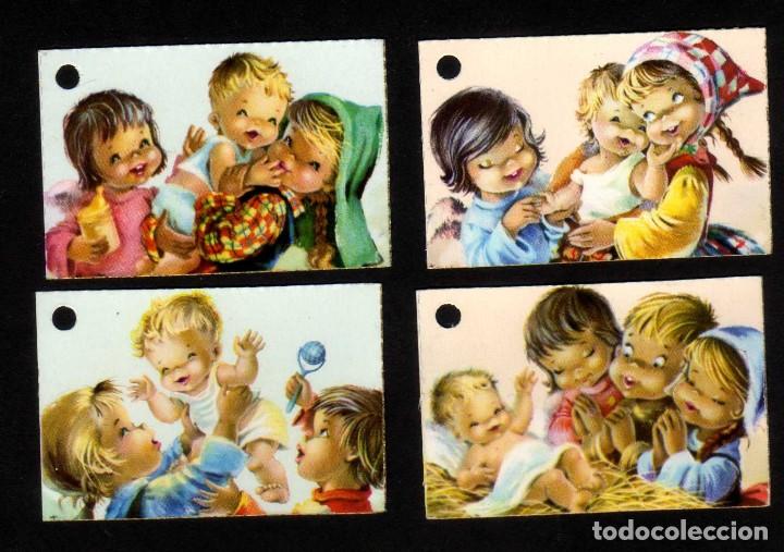 Postales: LOTE DE 4 FRONTALES DE RECORDATORIOS BAUTIZO - CONSTANZA - Foto 1