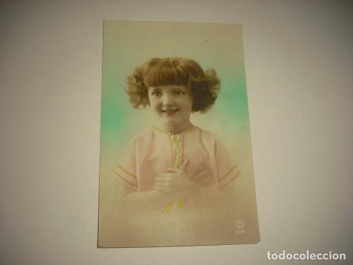 Postales: PRECIOSA POSTAL  DE NI&Ntilde;A PC 354 . SIN CIRCULAR - Foto 1
