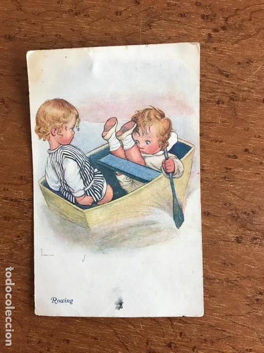 Postales: POSTAL DE NI&Ntilde;OS 1920S SIN CIRCULAR. - Foto 1