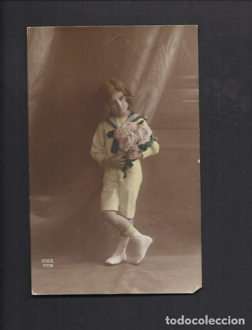Postales: Antigua postal ni&ntilde;o. 1917 - Foto 1