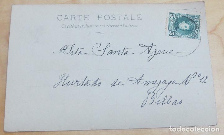 Postales: POSTAL NI&Ntilde;O PINTANDO CIRCA 1905 - Foto 2