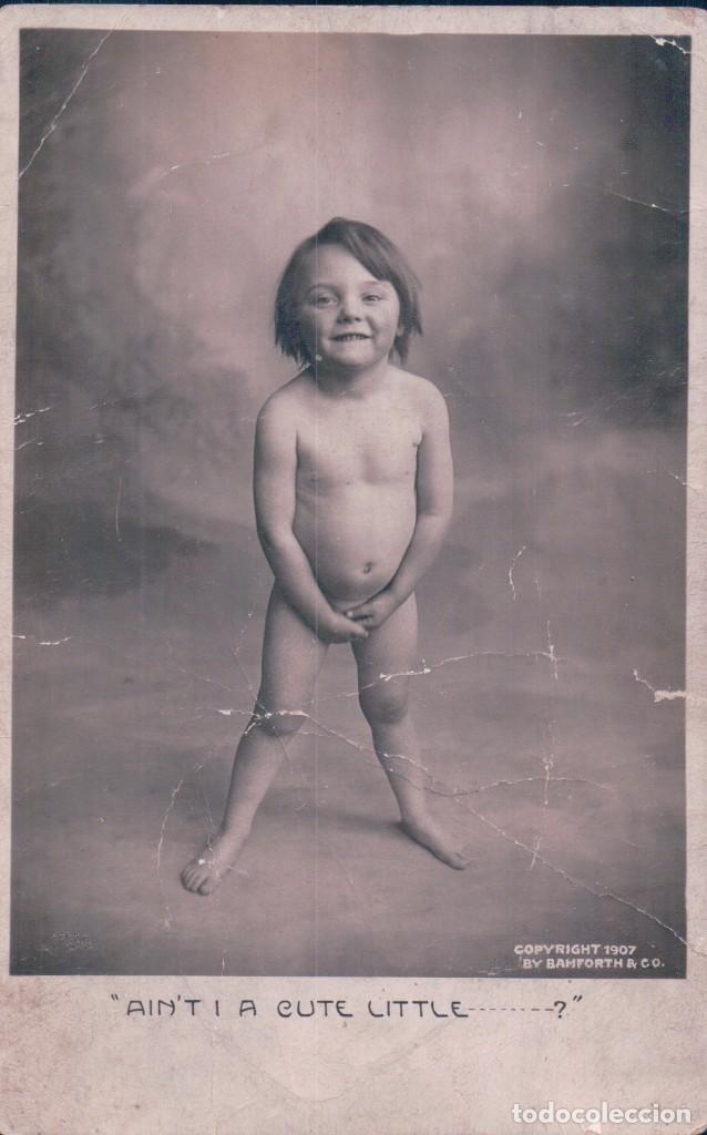 Postales: POSTAL NI&Ntilde;O -  AIN&acute; T A CUTE LITTE....1907