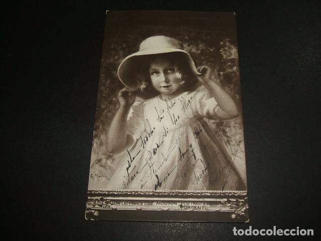 Postales: NI&Ntilde;A CON SOMBRERO POSTAL - Foto 1
