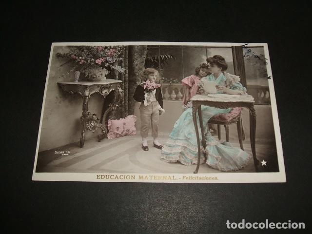Postales: FELICITACIONES POSTAL 1906 - Foto 1