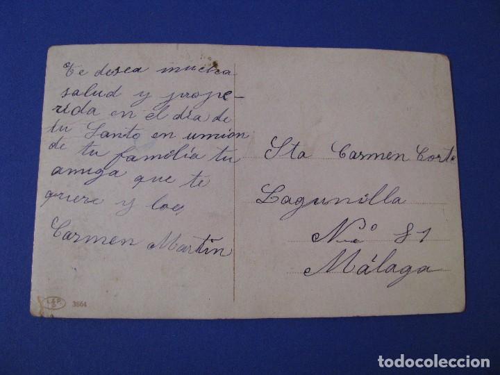 Postales: ANTIGUA POSTAL. NI&Ntilde;A. ESCRITA. - Foto 2