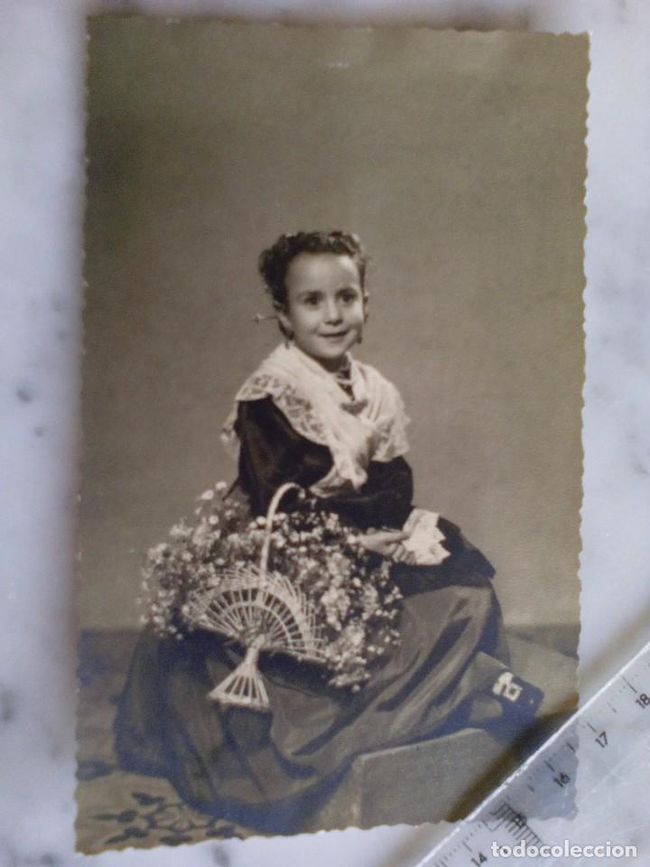 Postais: bonita postal fotográfica niña con traje regional