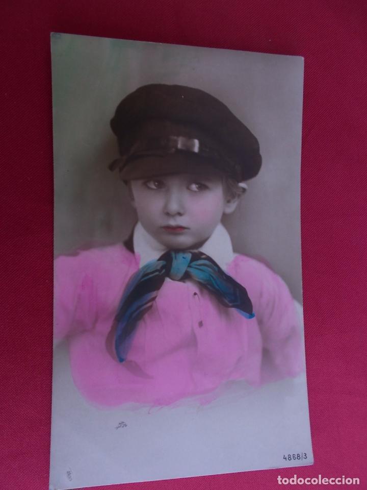 Postales: BONITA POSTAL COLOREADA. GUAPISIMO CON GORRO. 4868/3 - Foto 1