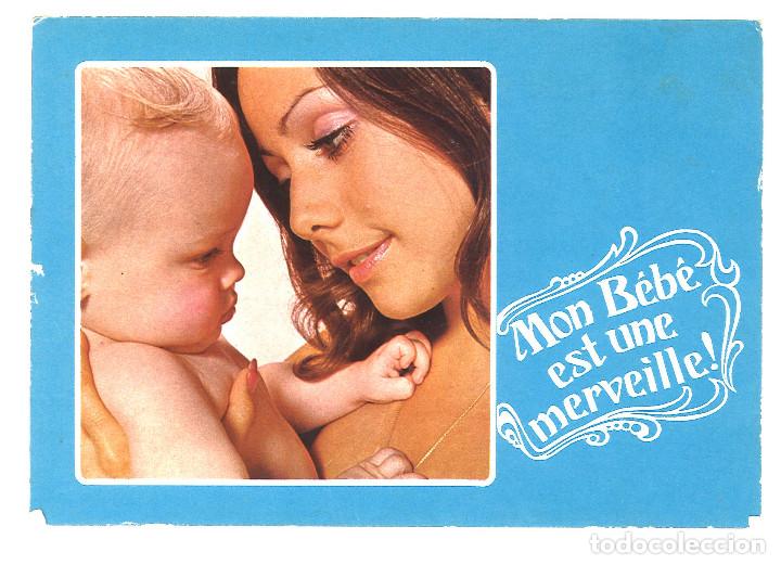 Postales: Postal francesa. Mon bebe est une merveille - Foto 1