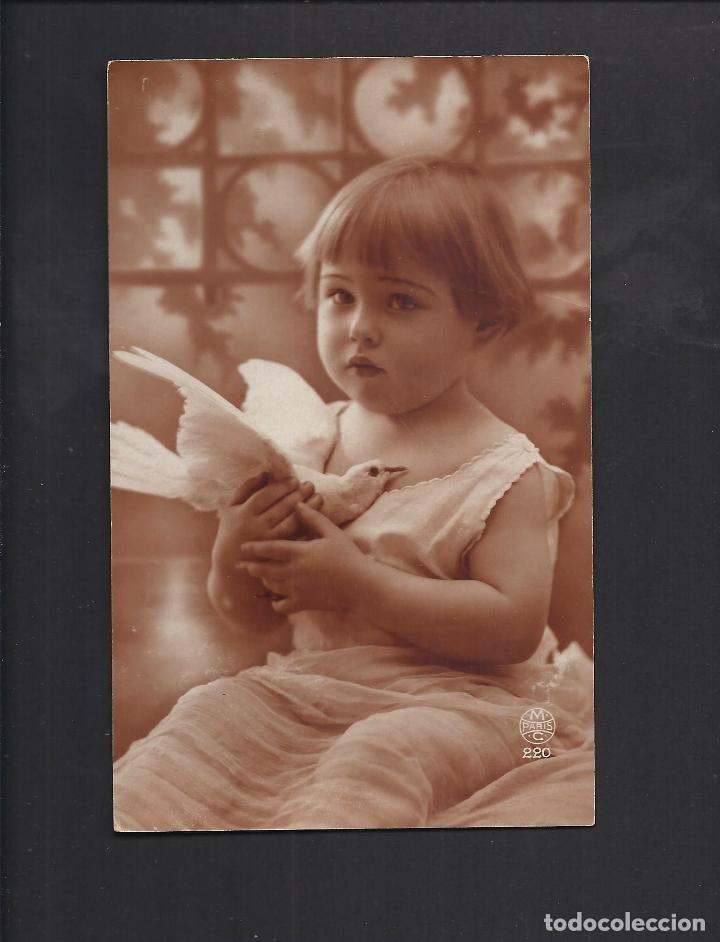 Postales: Antigua postal ni&ntilde;a. Circulada - Foto 1
