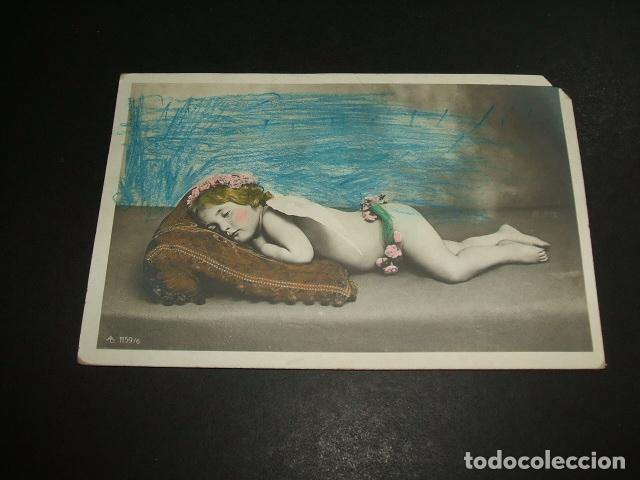 Postales: CUPIDO DESCANSANDO POSTAL - Foto 1