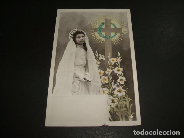 Postales: NI&Ntilde;A PRIMERA COMUNION POSTAL - Foto 1