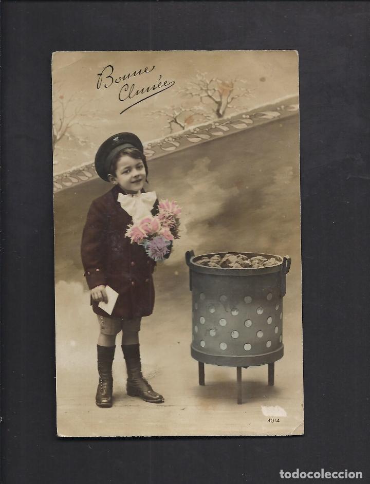 Postales: Antigua postal . Ni&ntilde;a. Circulada - Foto 1