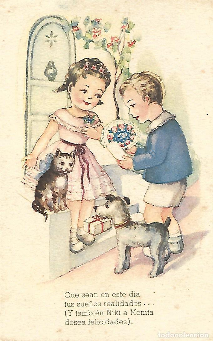 Postales: POSTAL ILUSTRACI&Oacute;N CON VERSO (1951) - Foto 1