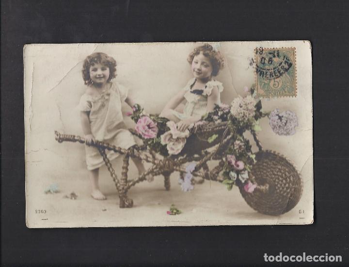 Postales: Antigua postal infantil. Ni&ntilde;as. - Foto 1