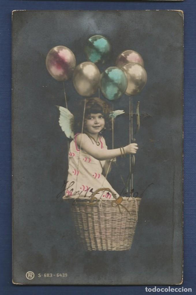 Postales: POSTAL NI&Ntilde;A 1906 - ESCRITA Y CIRCULADA - Foto 1