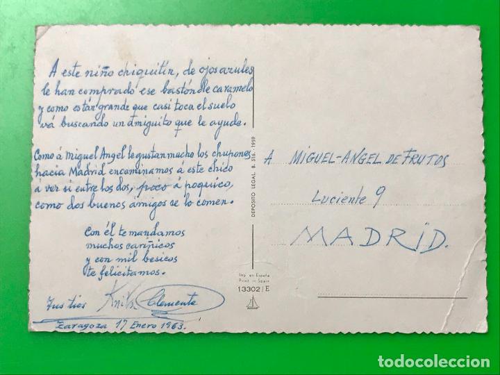 Postales: POSTAL ESCRITA FECHADA EN 1963 - Foto 2