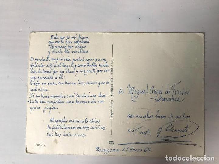 Postales: POSTAL ESCRITA FECHADA EN 1965 - Foto 2