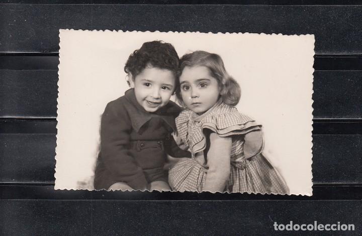 Postales: POSTAL CON NI&Ntilde;O Y NI&Ntilde;A - Foto 1