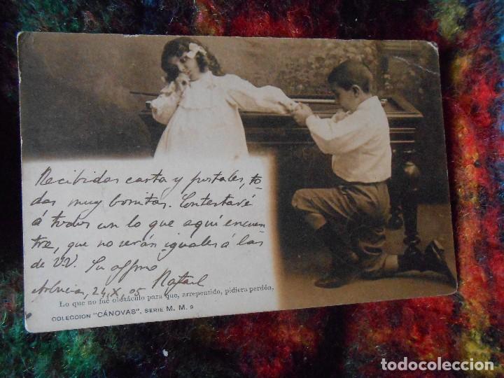 Postales: Serie de 9 POSTALES  -Escritas a&ntilde;o 1905 - Foto 5