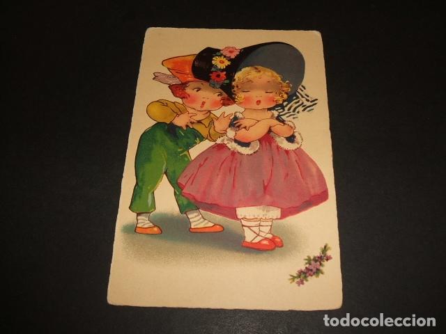 Postales: POSTAL NI&Ntilde;OS ILUSTRADA HACI 1920 - Foto 1