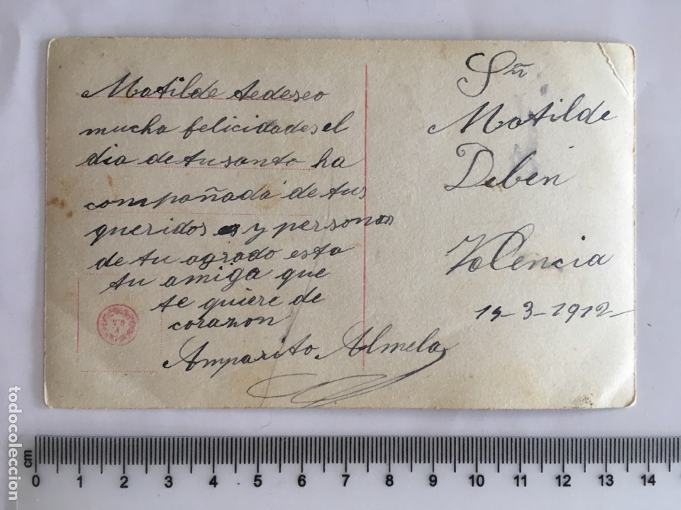 Postales: POSTAL ROM&Aacute;NTICA. PRH. H. 1910? - Foto 2