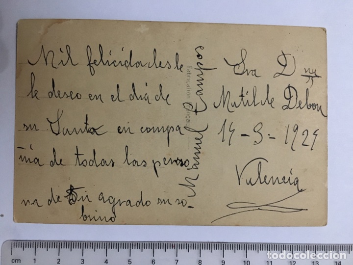 Postales: POSTAL ROM&Aacute;NTICA. RP. H. 1920? - Foto 2