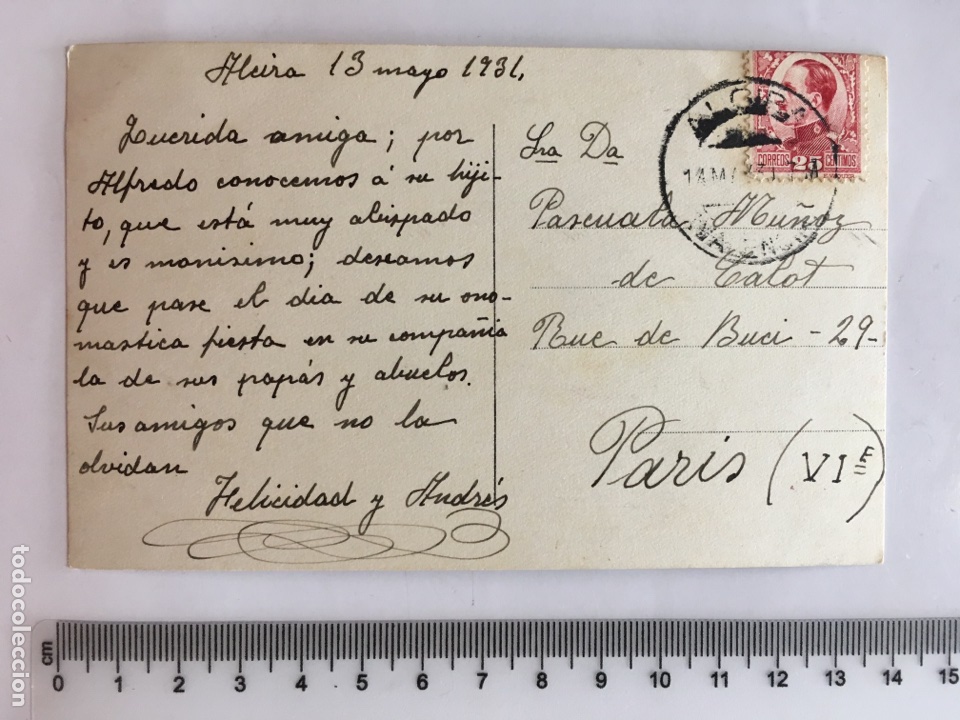 Postales: POSTAL ROM&Aacute;NTICA. AYNOER. H. 1930? - Foto 2