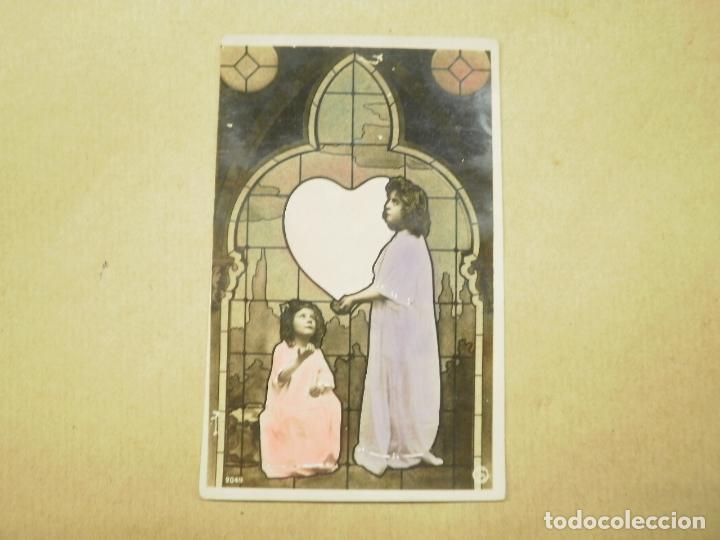 Postales: POSTAL COLOREADA CON NI&Ntilde;OS - Foto 1
