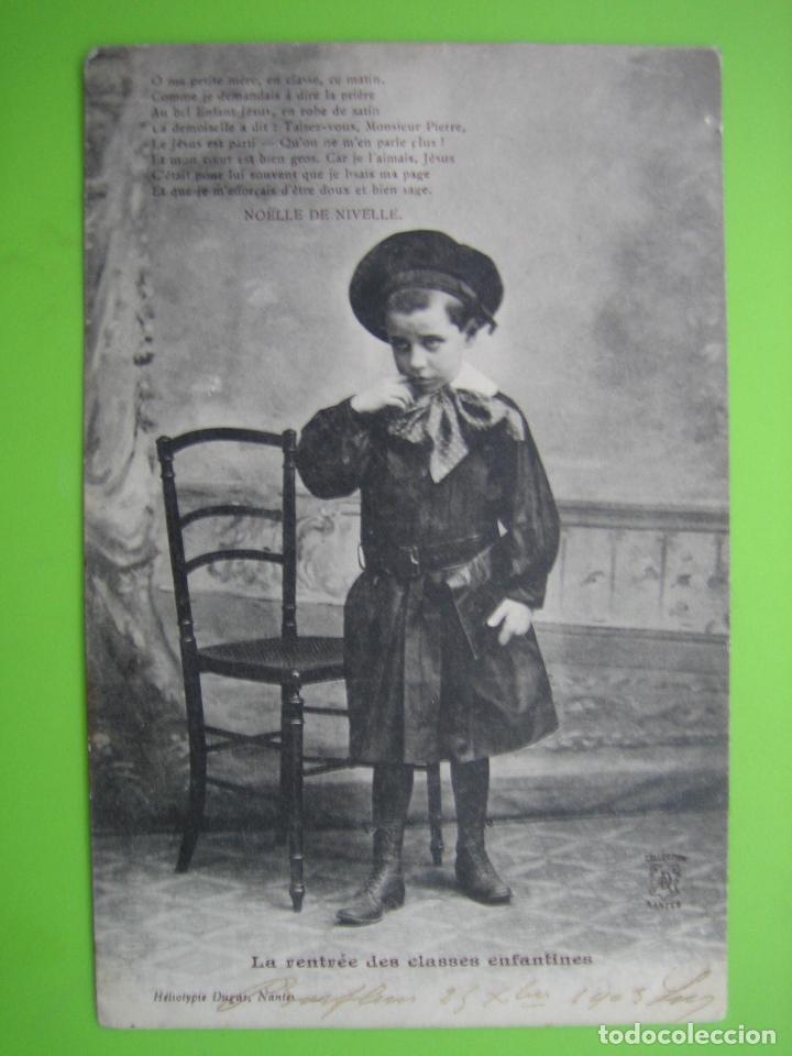 Postales: Antigua postal de ni&ntilde;os - Foto 1