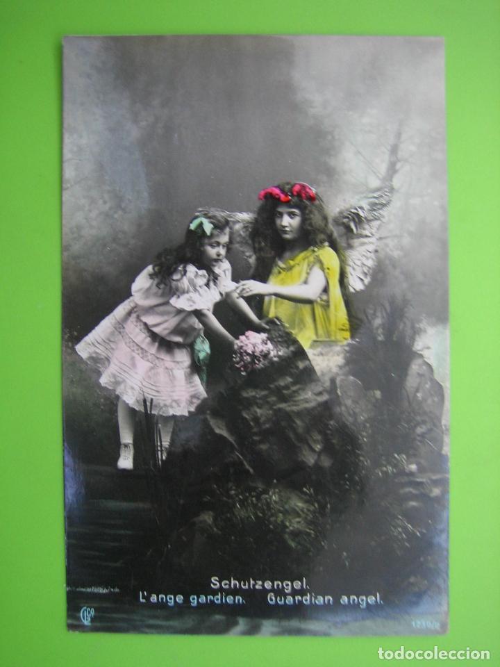 Postales: Antigua postal de ni&ntilde;os - Foto 1