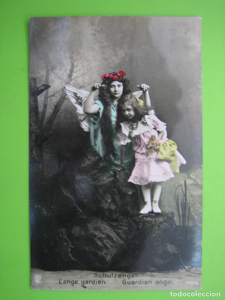 Postales: Antigua postal de ni&ntilde;os - Foto 1