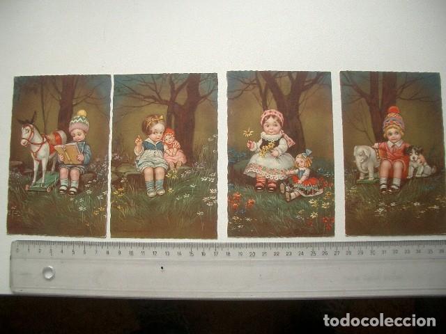 Postales: 4 POSTALES ILUSTRADAS POR COLOMBO - Foto 1