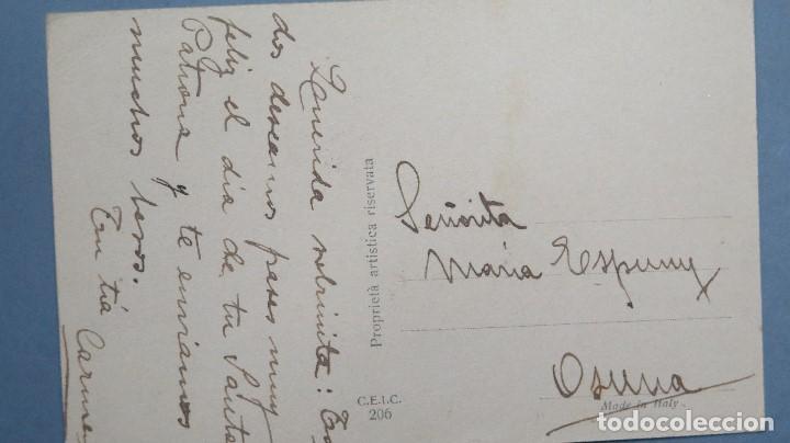 Postales: POSTAL. NI&Ntilde;A CAZADORA. CEIC. 206 - Foto 2
